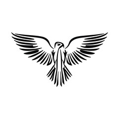 Obraz premium Falcon Vector Design Illustration Design.