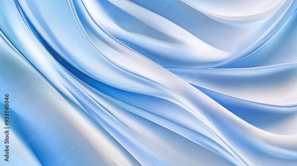 Fototapete gradient blue background with soft transitions