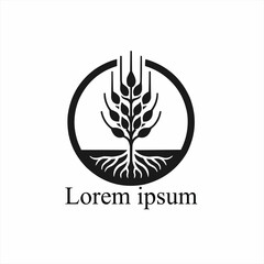 Fototapeta premium will do agriculture logo design for brand 