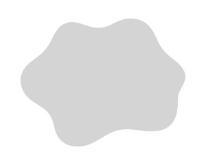 手描きのシンプルでゆるい抽象的な形 - ミニマルな装飾やモヤモヤな感情のイメージ素材 