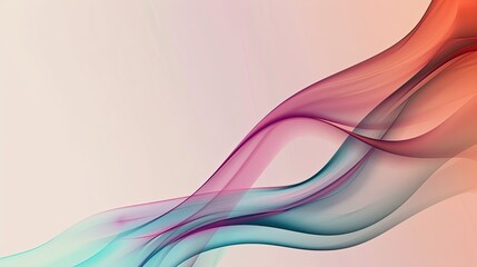 Obraz premium A colorful wave with a pink and blue stripe