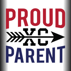 Proud XC Parent, Cross Country Cutting files for all of your crafting work, cross country team design, Great for t-shirt