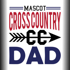 Mascot Cross country cc Dad, Cross Country Cutting files for all of your crafting work, cross country team design, Great for t-shirt
