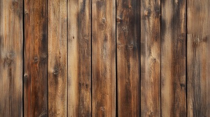 Fototapeta premium Anime-style background featuring rustic wood planks with repeating patterns, evoking a warm and nostalgic feel with its textured look.