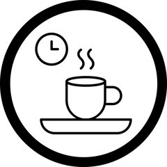 Coffee Break Vector Icon Design