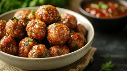 The national cuisine of Ghana: Balls with Tuo Zaafi sauce (Tuo Zaafi) is a dish made of millet, sorghum or corn popular in the cuisine of Ghana.