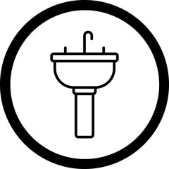 Sink Vector Icon Design