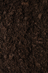 Black land for plant background.