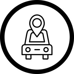 Driving Vector Icon Design