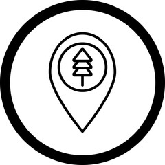 Forest Vector Icon Design