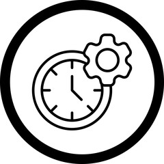 Time Management Vector Icon Design