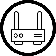 Modem Vector Icon Design