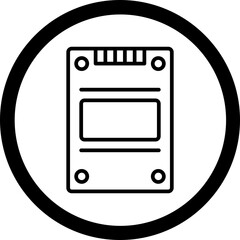Ssd Vector Icon Design