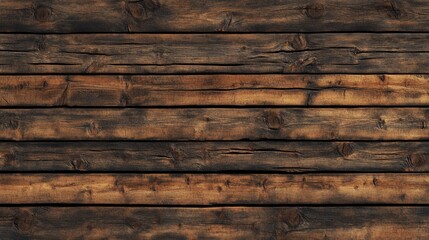 Obraz premium Repeating rustic planks in anime style, forming a warm and textured background with traditional, natural vibes.