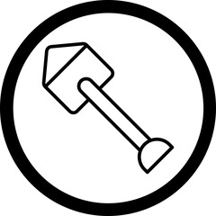 Spade Vector Icon Design