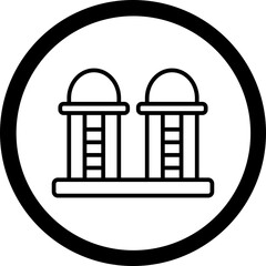 Silo Vector Icon Design