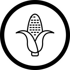 Corn Vector Icon Design