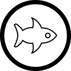 Shark Vector Icon Design
