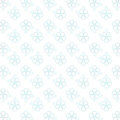 seamless pattern with snowflakes