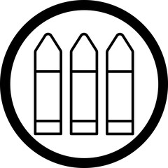 Bullet Vector Icon Design