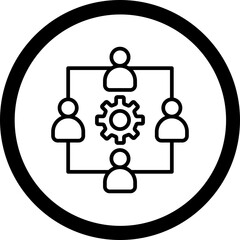 Teamwork Vector Icon Design