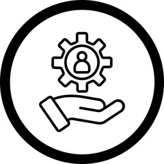 Human Resources Vector Icon Design