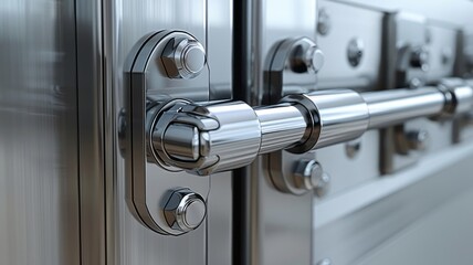 Stainless steel modern door lock mechanism