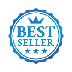 Best seller badge logo design | Vector Illustration