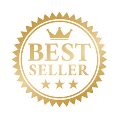 Best seller badge logo design | Vector Illustration