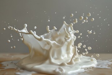 Captivating Splash of Milk: A Moment Frozen in Time