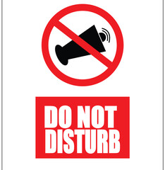 No Horn Prohibited Sign Flat Icon - Royalty-Free Vector Image