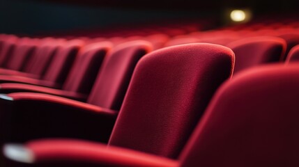 Obraz premium Empty Theater Seats