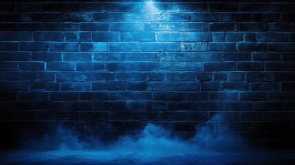 Moody Blue Wall