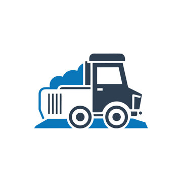 recommend clip art: Snow plow icon, Pickup truck plowing snow icon