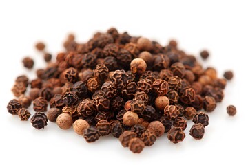 pepper on white background
