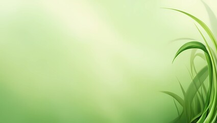 Fototapeta premium A serene and vibrant green background -2 
