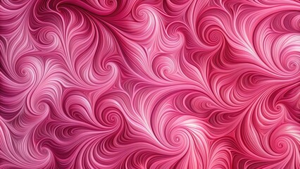 Vibrant pink texture featuring intricate, swirling patterns and subtle gradient effects, adding a soft, luxurious feel to any design or background.
