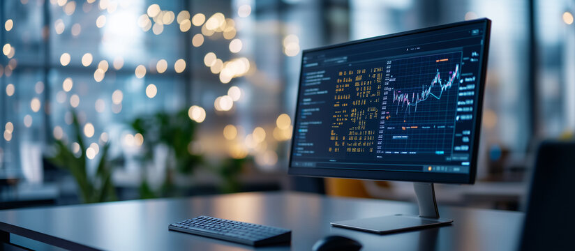 A computer screen filled with a detailed AI-powered property valuation platform, featuring automated market analysis tools such as comparative market data, trend graphs, and valuat
