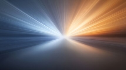 Blue and Orange Radiance A Digital Abstract of Light and Speed, abstract, digital art, light, speed, motion,