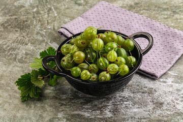 Ripe sweeet and juicy gooseberry