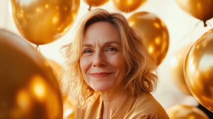 Naklejka premium Golden Celebration