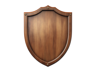 Hunting trophy mount board isolated on transparent or white background