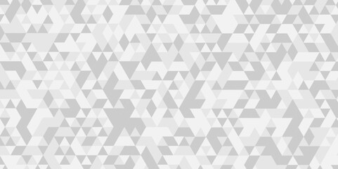 Abstract geometric vector seamless technology gray and white cube square paper background. surface creative diamond geometric pattern gray Polygon Mosaic triangle, business and corporate background.