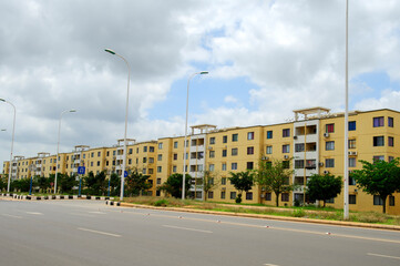 Fototapeta premium street in the city of Luanda Sequele Africa