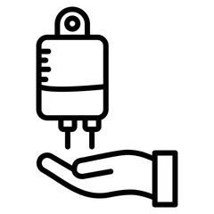 Blood Bag Icon
