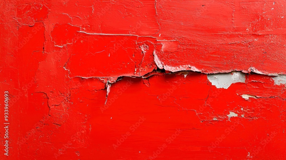 Poster crimson canvas, a vibrant abstract backdrop with aged textures, rich in depth and character, invitin