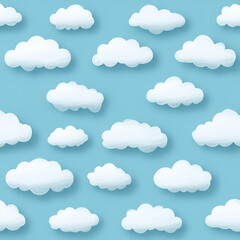 Fototapeta premium pattern with clouds background