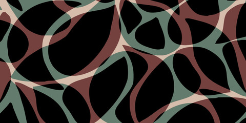 Abstract pattern. Illustration for printing on wall decorations. For use in graphics.