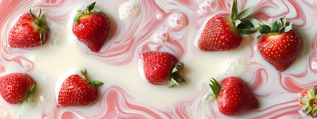 Surreal Strawberry Swirl