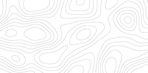 Geographic mountain relief contour map, The black on white contours topography stylized map of geography with lines, Dark on black and white topographic geometric abstract background with lines.